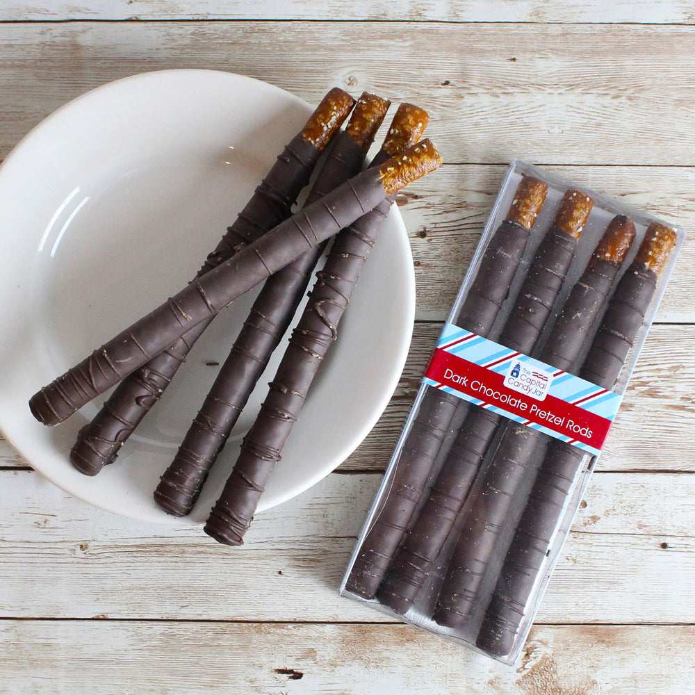 Chocolate Covered Pretzel Rods