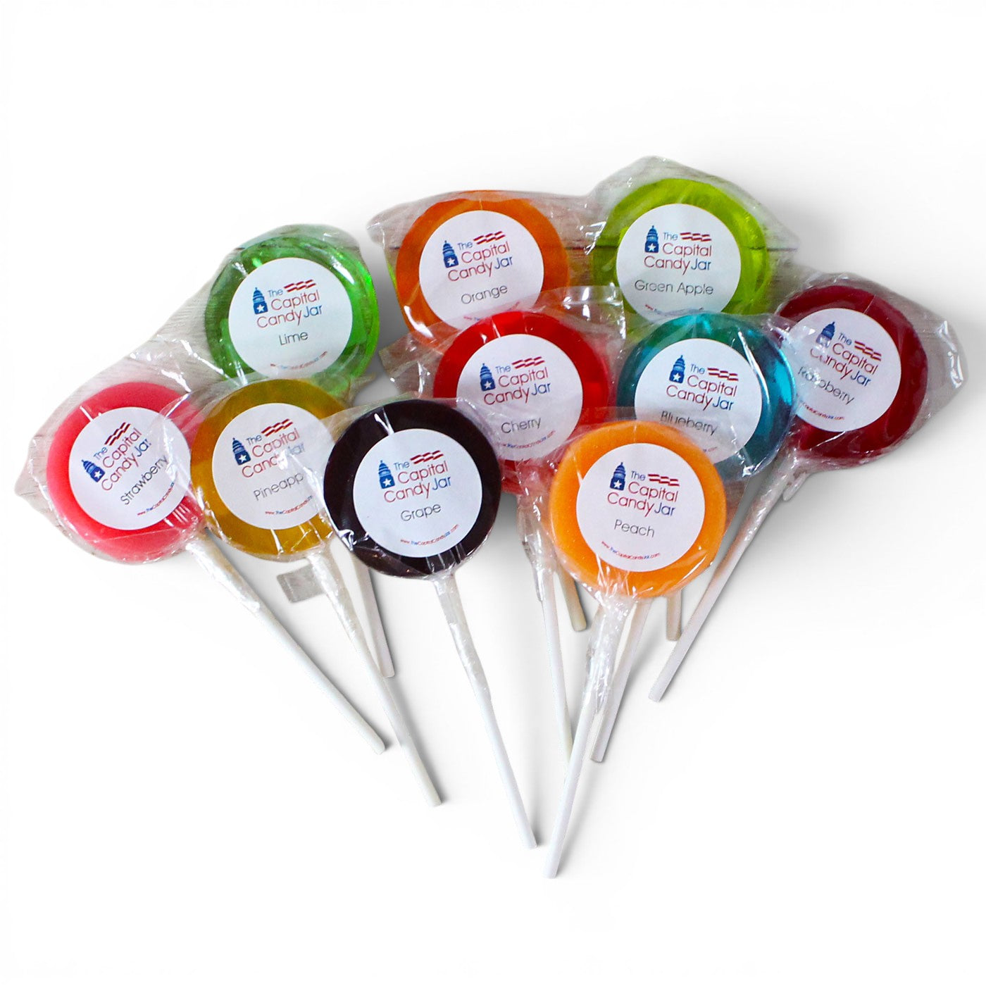 Lollipop Assortment (pack of 6) – Capital Candy Jar