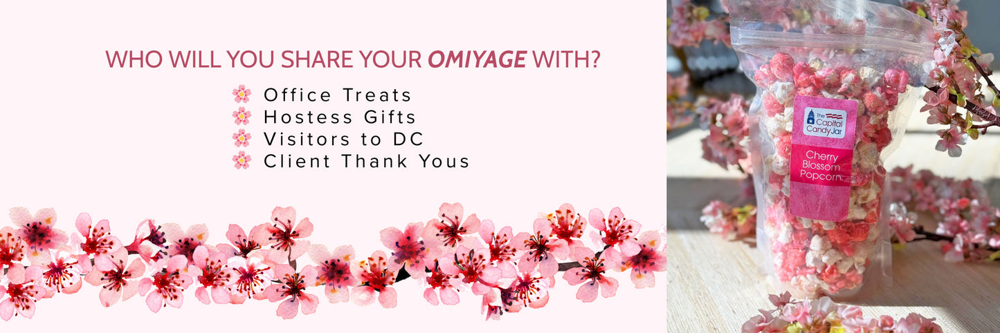 Who will you share your Omiyage with?  Office Treats, Hostess Gifts, visitors to DC, Client Thank Yous