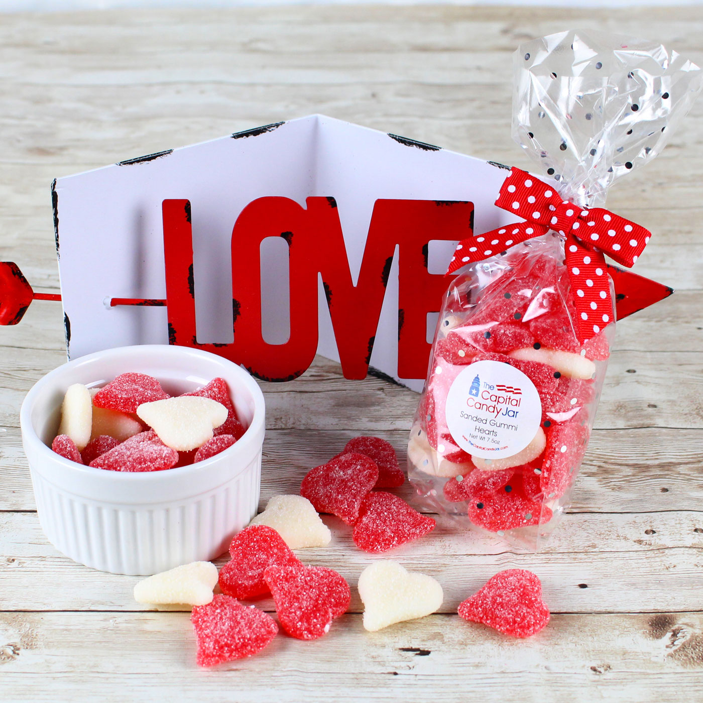 Destination Holiday Valentine's Day XOXO Plastic Candy Jar - Shop