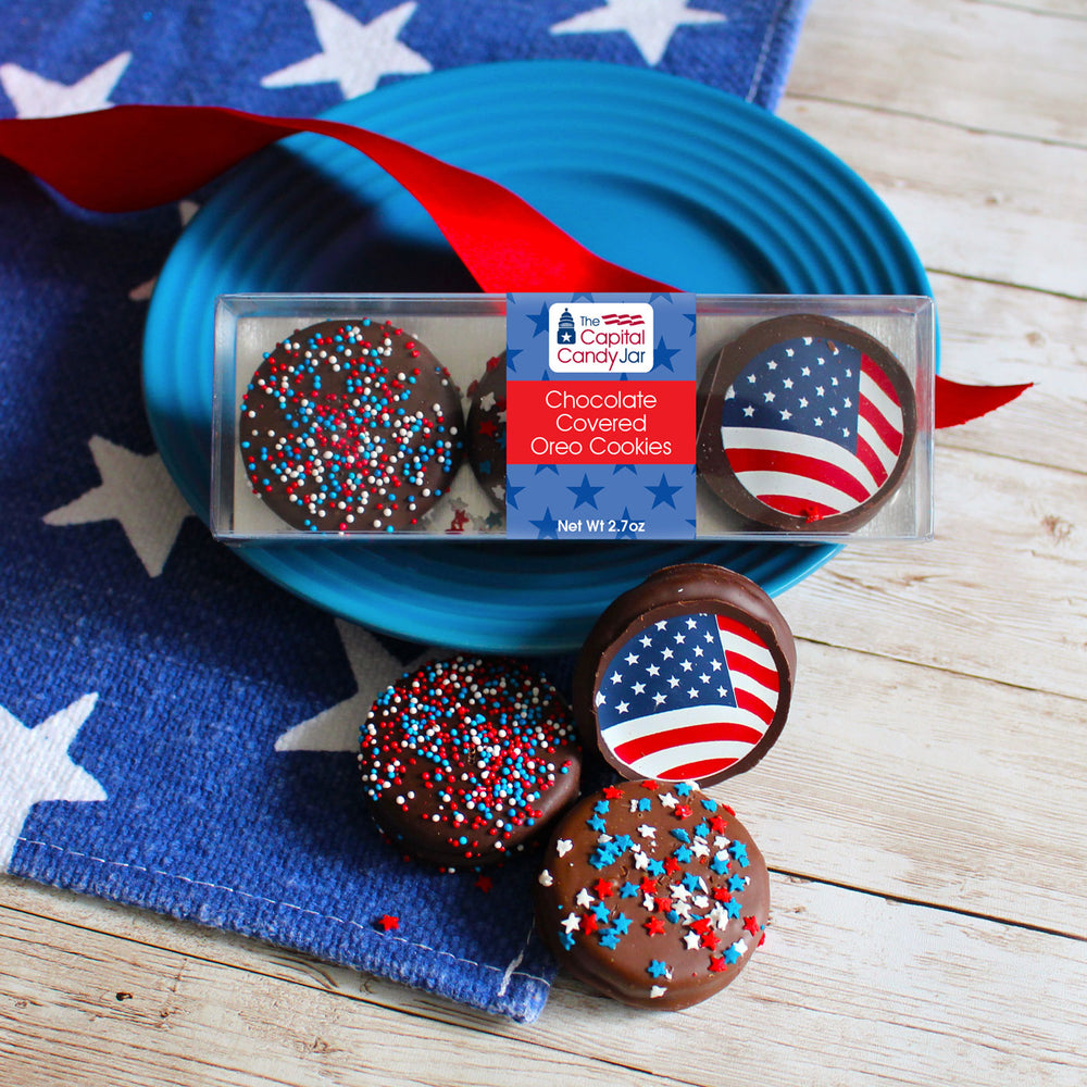 
                  
                    Chocolate Covered OREO® Cookies-Patriotic
                  
                