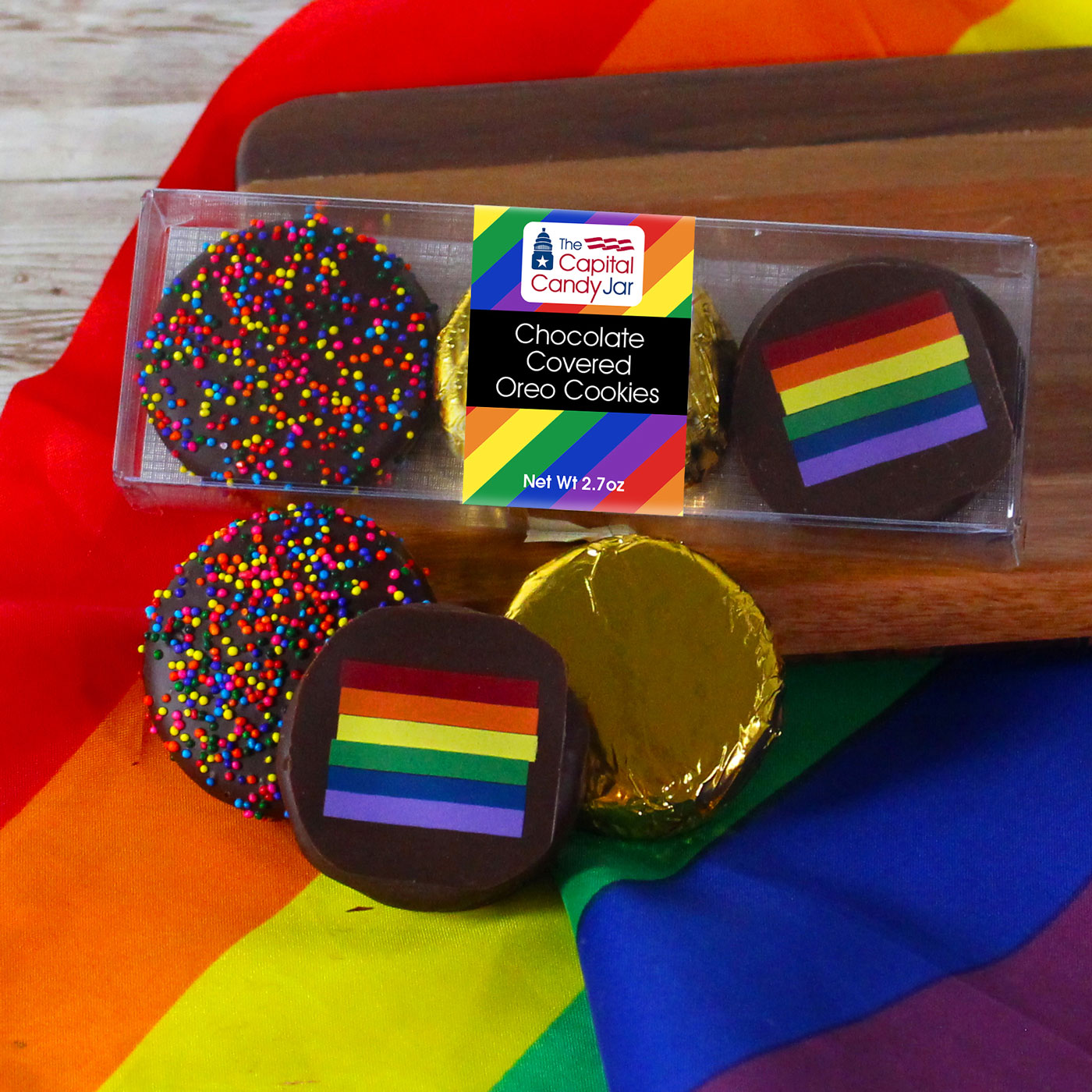 
                  
                    Chocolate Covered OREO® Cookies-Pride
                  
                